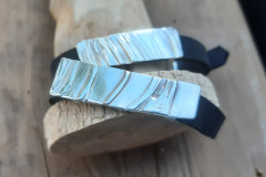 bracelets-cuir et argent