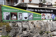 Entrée de l'atelier de la Mare basse