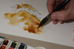 dedicace à l'aquarelle