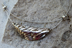 Collier "vers à bois"